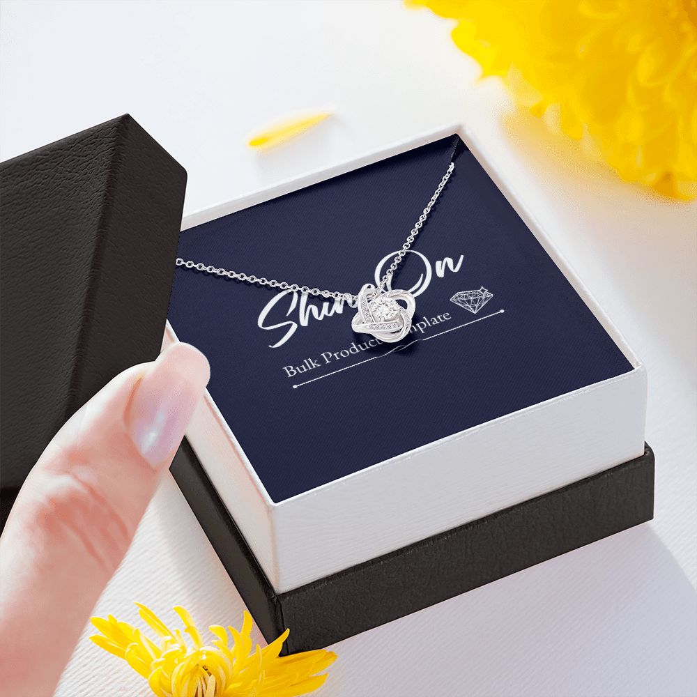 Love Knot Necklace Gift