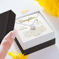MC009 Daughter Never Forget That I Love You Love Knot Necklace Gift From Mom