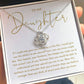 To My Daughter How Special You Are To Me Love Knot Necklace