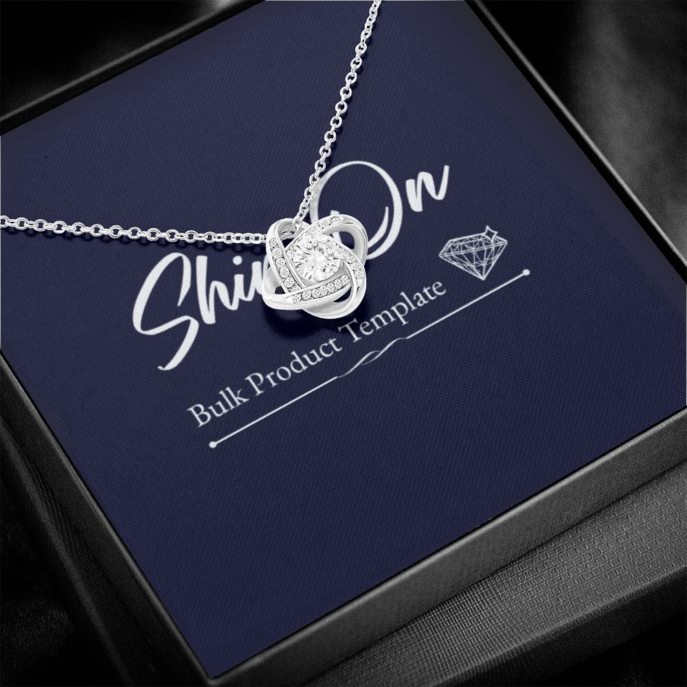 Love Knot Necklace Gift