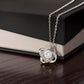 MC015 To My Beautiful Daughter How Special You Are To Me Love Knot Necklace Gift  From Dad