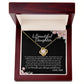 MC015 To My Beautiful Daughter How Special You Are To Me Love Knot Necklace Gift  From Dad