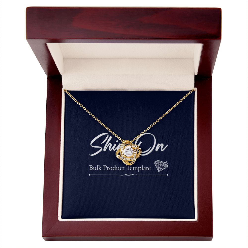 Love Knot Necklace Gift