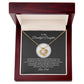 MC018 To My Beautiful Daughter I Love You Love Knot Necklace Gift From Dad