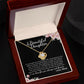 MC016 To My Beautiful Daughter How Special You Are To Me Love Knot Necklace Gift From Mom
