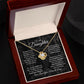 MC019 To Our Daughter We Love You Love Knot Necklace Gift