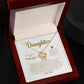 MC008 Daughter Never Forget That I Love You Love Knot Necklace Gift From Dad