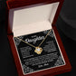 MC029 To My Daughter Never Forget That I Love You Love Knot Necklace Gift From Mom