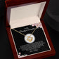 MC027 To My Beautiful Daughter I Love You Love Knot Necklace Gift From Mom