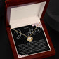 MC028 To My Daughter How Proud I Am of You Love Knot Necklace Gift