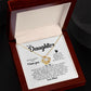 MC007 Daughter Never Forget That I Love You Love Knot Necklace Gift From Mom