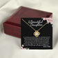 MC015 To My Beautiful Daughter How Special You Are To Me Love Knot Necklace Gift  From Dad