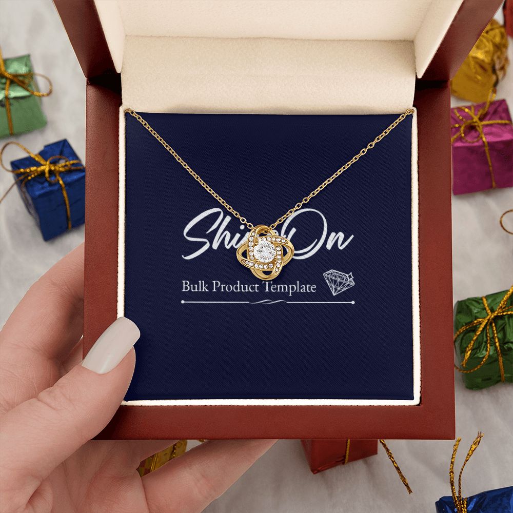 Love Knot Necklace Gift