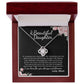 MC016 To My Beautiful Daughter How Special You Are To Me Love Knot Necklace Gift From Mom