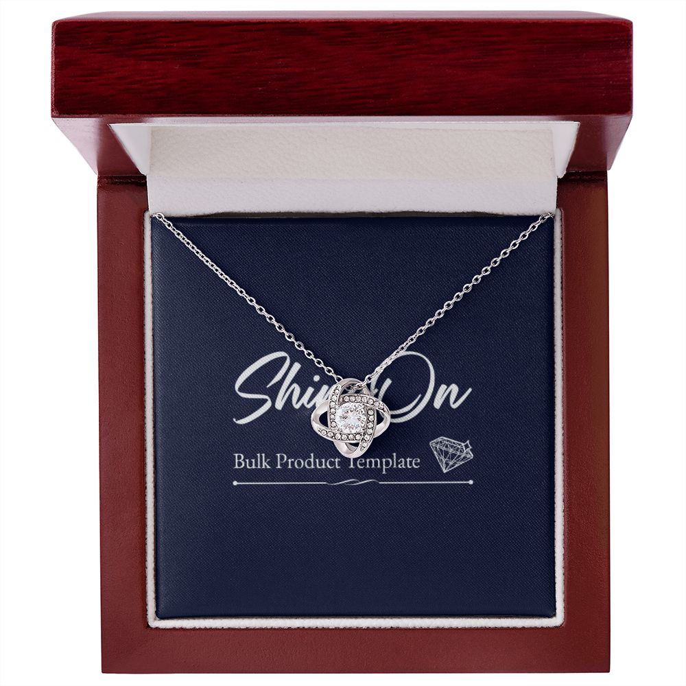 Love Knot Necklace Gift
