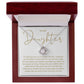 To My Daughter How Special You Are To Me Love Knot Necklace