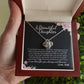 MC015 To My Beautiful Daughter How Special You Are To Me Love Knot Necklace Gift  From Dad