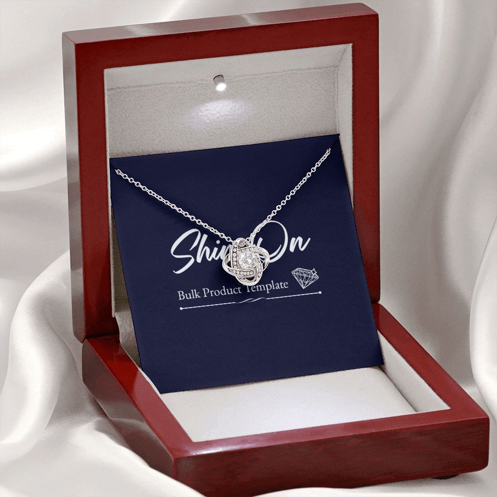 Love Knot Necklace Gift