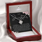 MC028 To My Daughter How Proud I Am of You Love Knot Necklace Gift