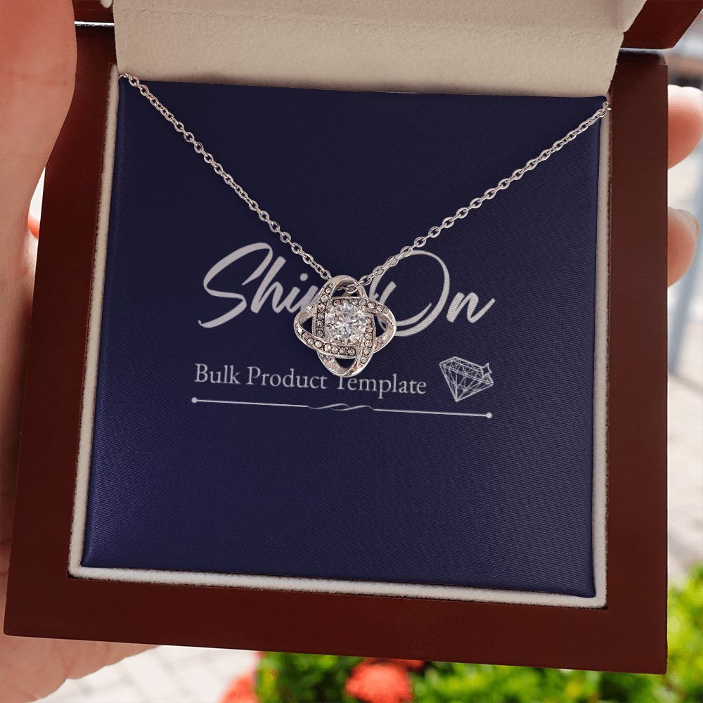 Love Knot Necklace Gift