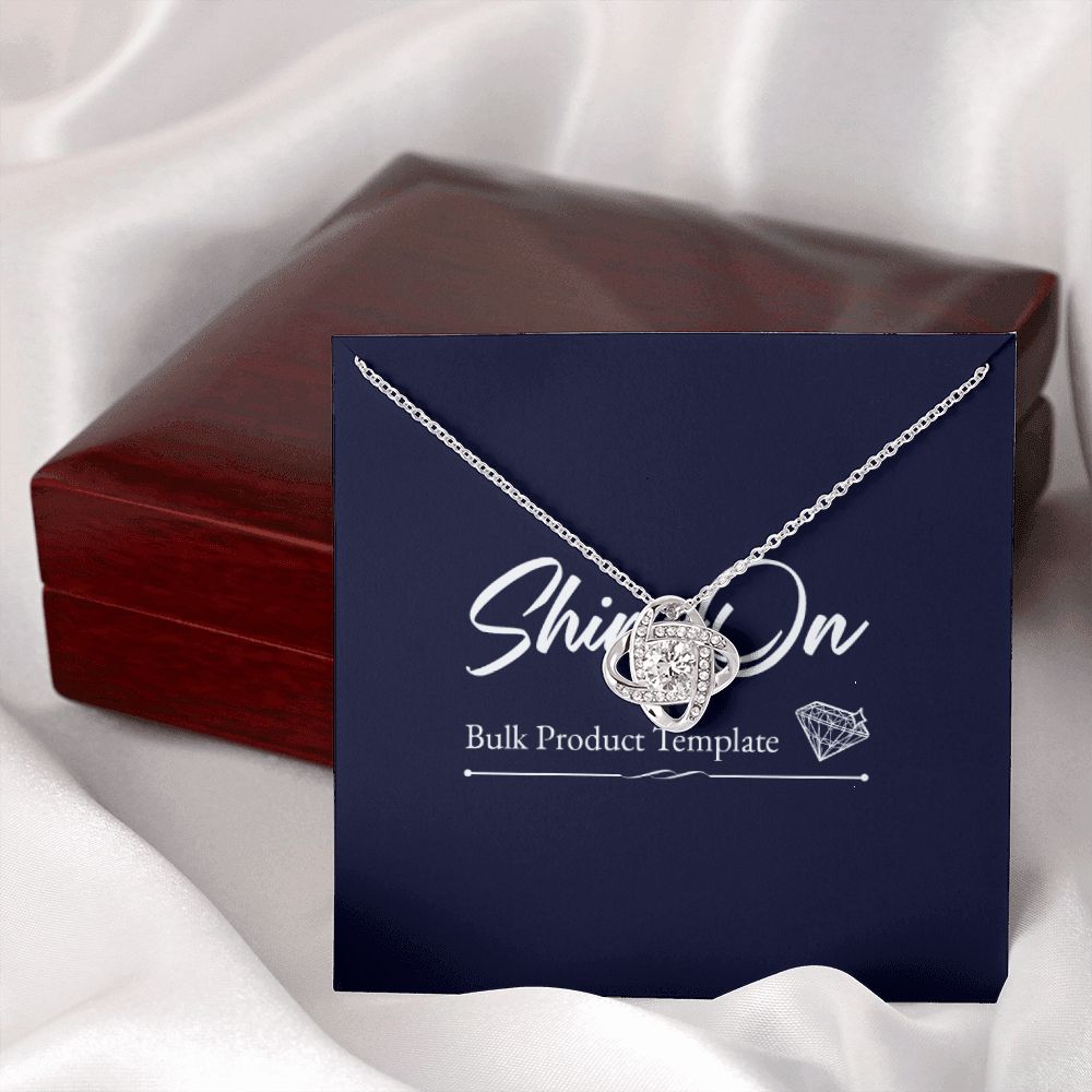 Love Knot Necklace Gift