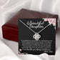 MC015 To My Beautiful Daughter How Special You Are To Me Love Knot Necklace Gift  From Dad