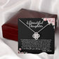 MC016 To My Beautiful Daughter How Special You Are To Me Love Knot Necklace Gift From Mom