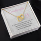 To My Beautiful Granddaughter Interlocking Hearts Necklace Gift From Grandpa or Grandma