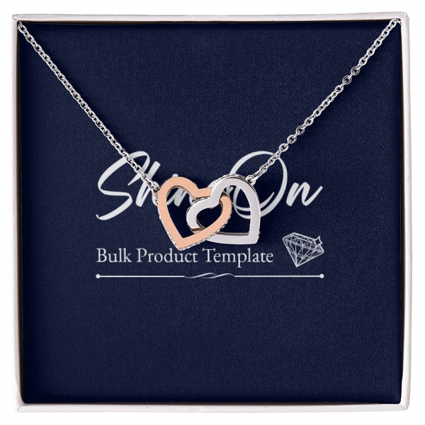 Interlocking Hearts Necklace Gift