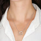 To My Beautiful Granddaughter Interlocking Hearts Necklace Gift From Grandma