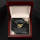 To My Beautiful Granddaughter Interlocking Hearts Necklace Gift From Grandma