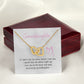 To My Beautiful Granddaughter Interlocking Hearts Necklace Gift From Grandpa or Grandma