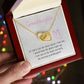 To My Beautiful Granddaughter Interlocking Hearts Necklace Gift From Grandpa or Grandma
