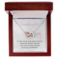To My Beautiful Granddaughter Interlocking Hearts Necklace Gift From Grandpa or Grandma