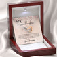 To My Granddaughter Interlocking Hearts Necklace Gift From Grandma