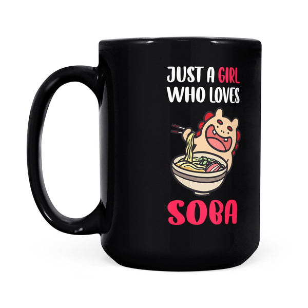 TeeMaru Okinawa Mug OKTS004 - Just A Girl Who Loves Okinawa Soba