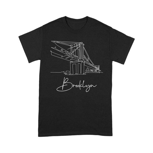 Brooklyn Bridge Drawing RPTS0111 - Brooklyn T-Shirt