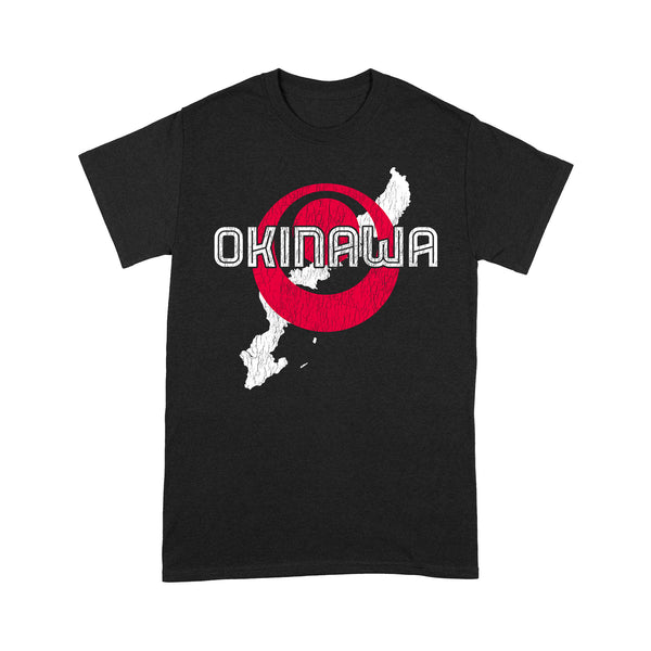 Okinawa Map and Flag RPTS0190 - Okinawa T-Shirt