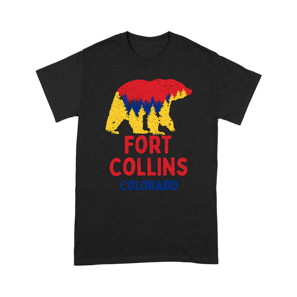 Fort Collins Colorado Rocky Mountains - TeeMaru Colorado T-Shirt COTS015