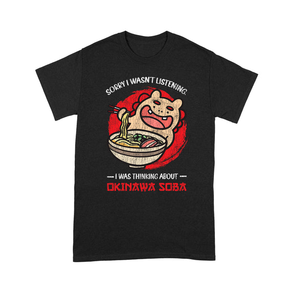 TeeMaru Okinawa T-Shirt OKTS014 - Okinawa Soba Makes Me Happy You Not So Much Vintage Retro