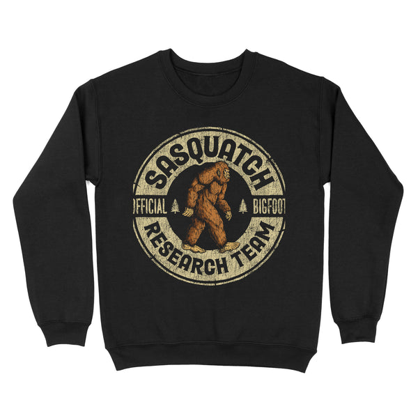 TeeMaru Bigfoot Sweatshirt MC020- Bigfoot Research Team Retro Vintage Sasquatch Bluff Creek