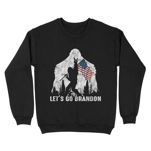 TeeMaru Bigfoot Sweatshirt MC040- Let's Go Brandon Bigfoot