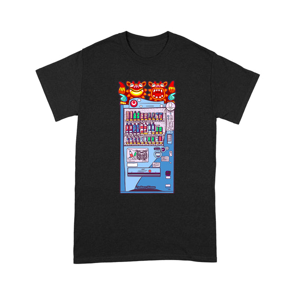 TeeMaru Okinawa T-Shirt OKTS054 - Okinawa Blue Vending Machine Shisa