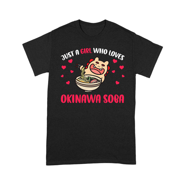 TeeMaru Okinawa T-Shirt OKTS001 - Just A Girl Who Loves Okinawa Soba