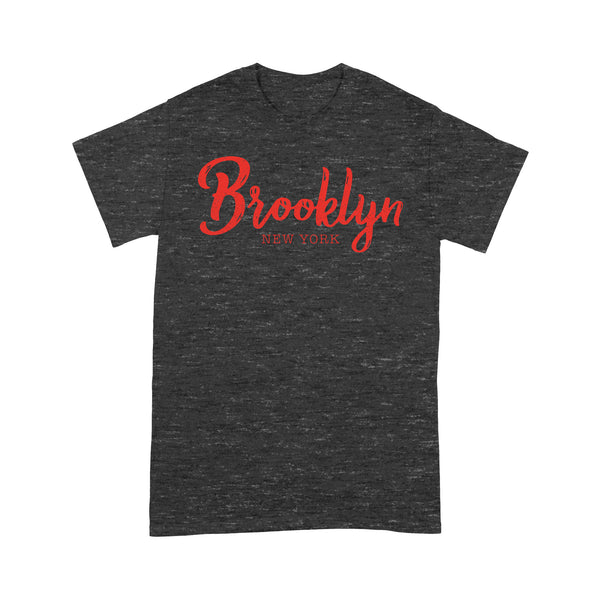 Brooklyn Premium Cotton T-Shirt BKTS064 - Brooklyn New York Retro Red