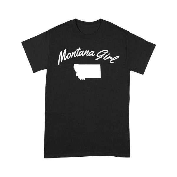 Montana Girl Map - TeeMaru Montana T-Shirt MTTS013